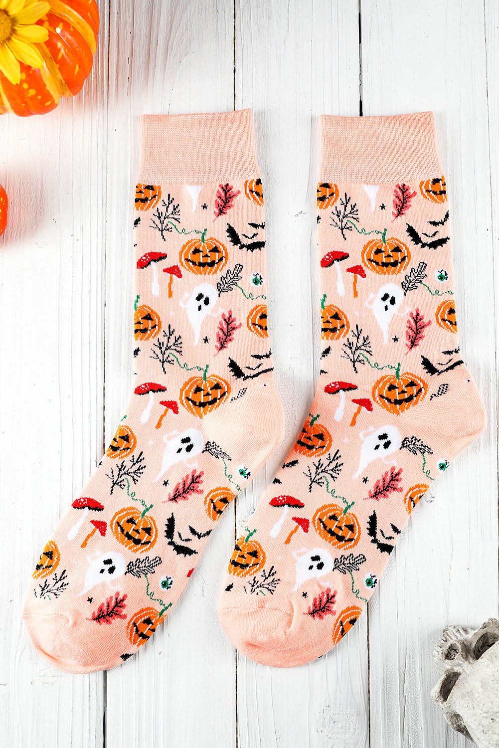 Black Spooky Season Funny Halloween Socks