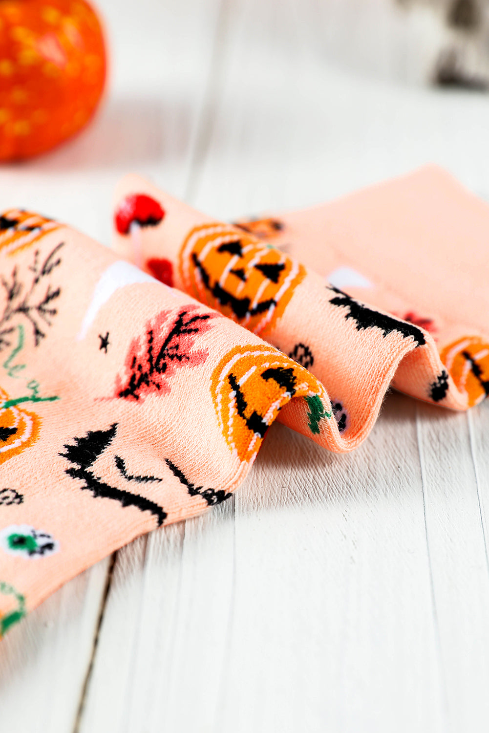 Black Spooky Season Funny Halloween Socks