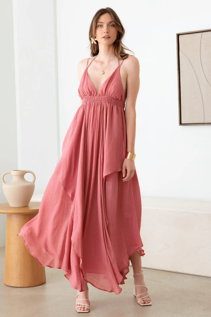 Pink Maxi Dress