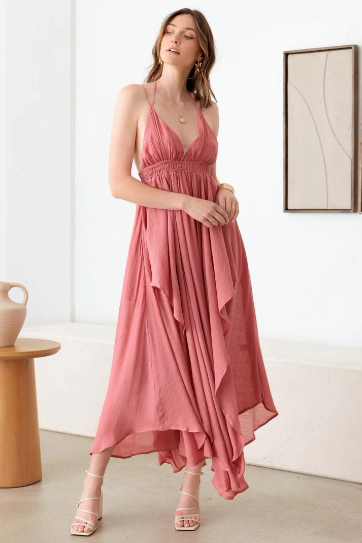 Pink Maxi Dress