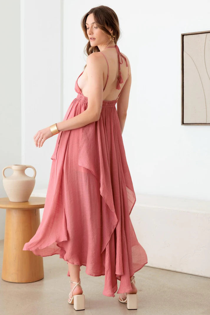 Pink Maxi Dress