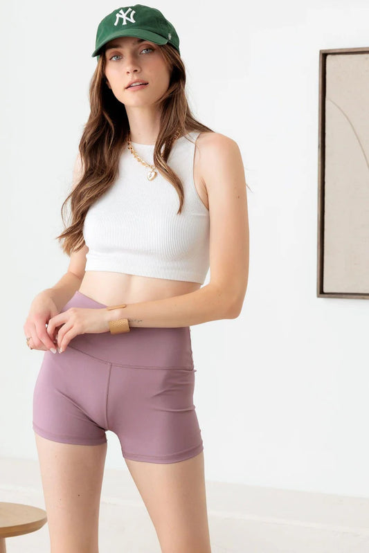 High Waist 3" Soft Biker Shorts