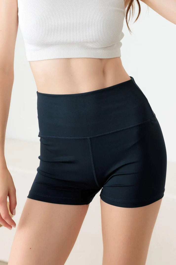 High Waist 3" Soft Biker Shorts